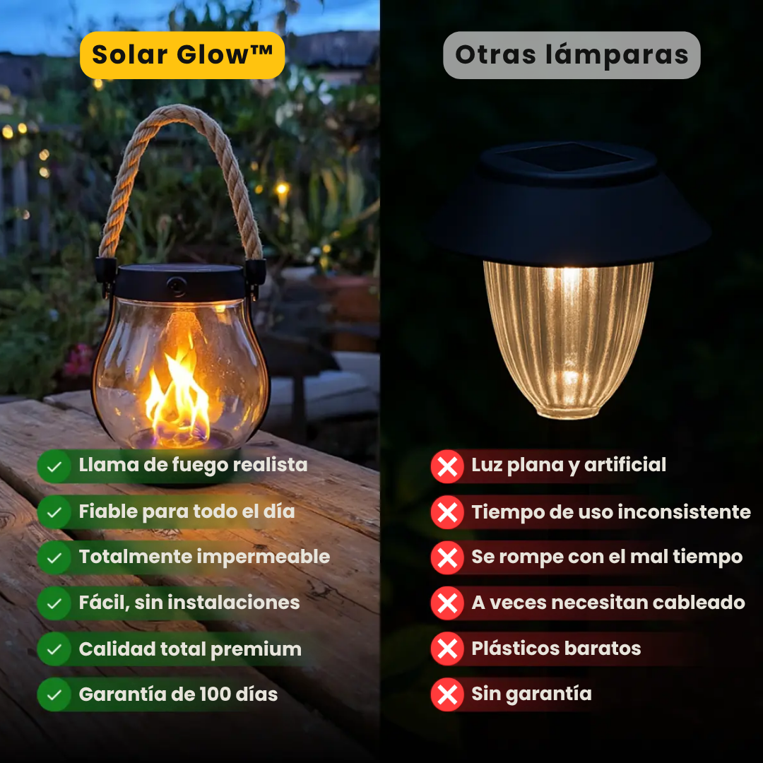 Solar Glow™ Lámpara Solar