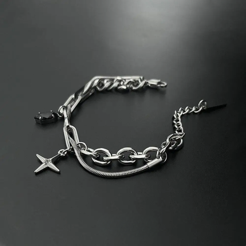 Velvet Reign - Silver Bracelet