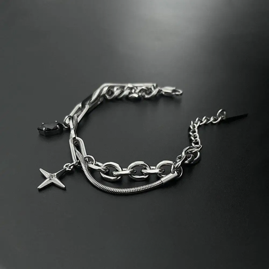 Velvet Reign - Silver Bracelet